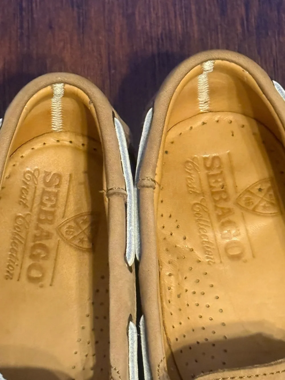 Sebago Men's Light Brown Suede Boat Shoes